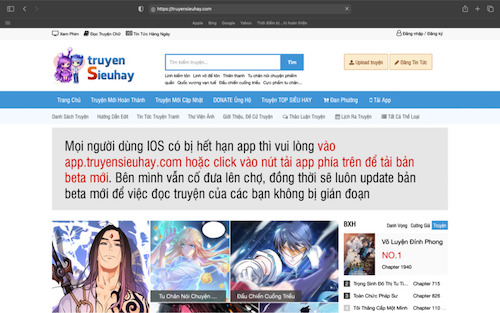 Top list trang web đọc truyện tranh ngôn tình hay nhất hiện nay